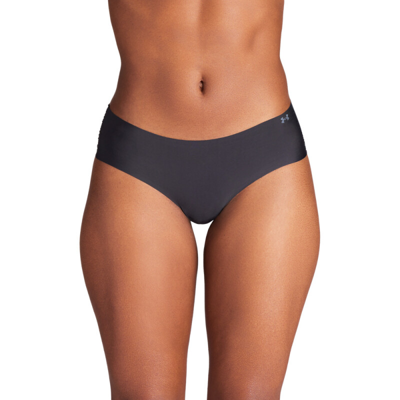 UA PURE STRETCH NO SHOW H-S (3 PACK) BLACK