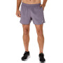 Short Running Asics Silver 5In Short Hombre Lavender Grey