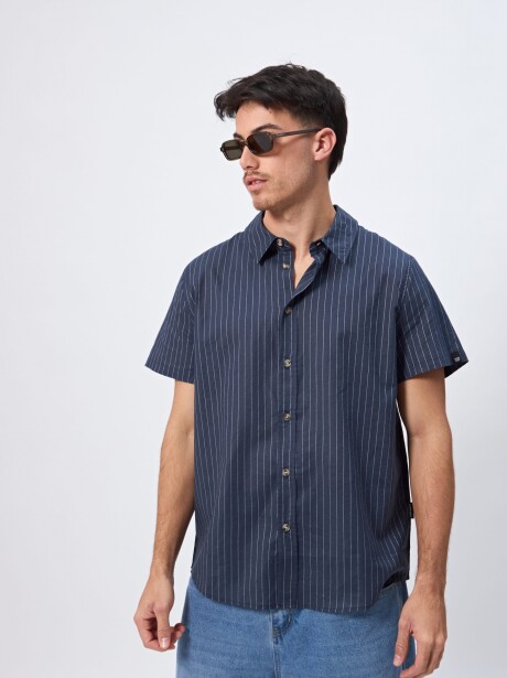 CAMISA PLUM AZUL