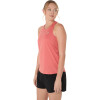 Singlets Running Asics Silver Tank Mujer Dark Pink Clay