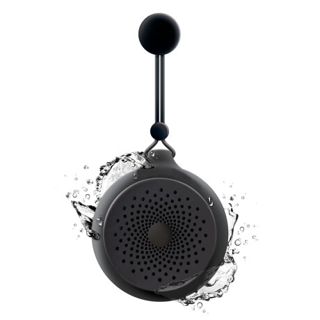 Parlante Bluetooth Inalámbrico Resistente Agua p/ Baño Ducha Negro