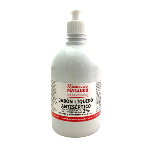 Jabón líquido antiséptico 2% 500 mL