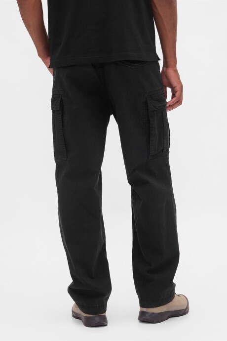 Pantalón Cargo Hombre Black 1