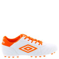 Championes de Fútbol 11 Infantiles Umbro Touch HG Blanco - Anaranjado