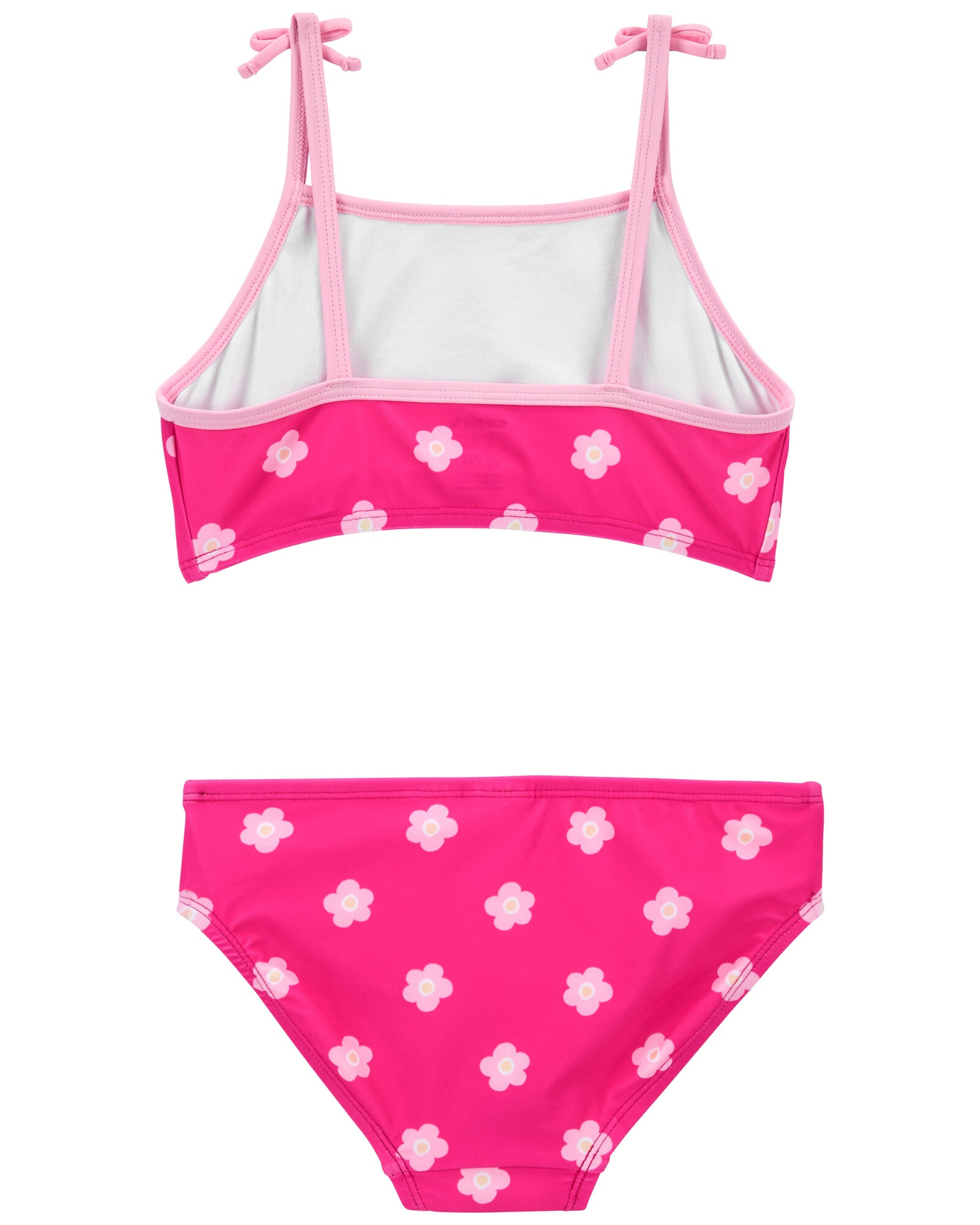 Traje de baño dos piezas con protección UPF 50+ y diseño floral Sin color