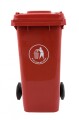 Contenedor De Residuos Rojo - 120 Litros Contenedor De Residuos Rojo - 120 Litros
