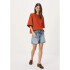 SHORTS FEM AZUL MEDIO