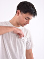 REMERA CHICAGO REGULAR BEIGE MELANGE