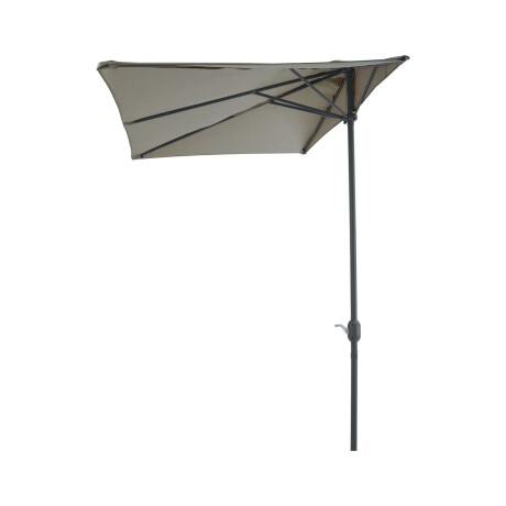 SOMBRILLA BALCÓN ALUMINIO NATURAL-BEIGE VENTO