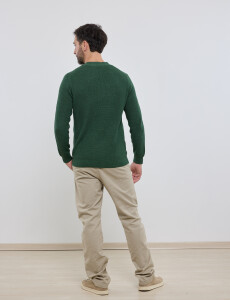 470657 SWEATER HARRINGTON LABEL Verde