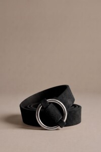 Cinto Gamuza Negro