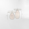 MESA AUXILIAR SELENE COBRE - SET x 2