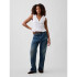 V-SL SMOCKED TIE TOP FRESH WHITE