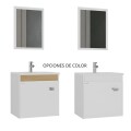 BAÑO COMPLETO N° 7 ECO INODORO CORTO + MUEBLE DE BAÑO 40 CM CON ESPEJO + GRIFERIA + CERAMICA BAÑO COMPLETO N° 7 ECO INODORO CORTO + MUEBLE DE BAÑO 40 CM CON ESPEJO + GRIFERIA + CERAMICA