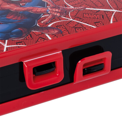 Cartuchera Plástica Spiderman con 2 Compartimientos U