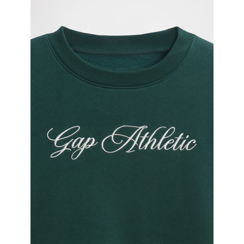 LOGO WEDGE PULLOVER DEEP HUNTER 505
