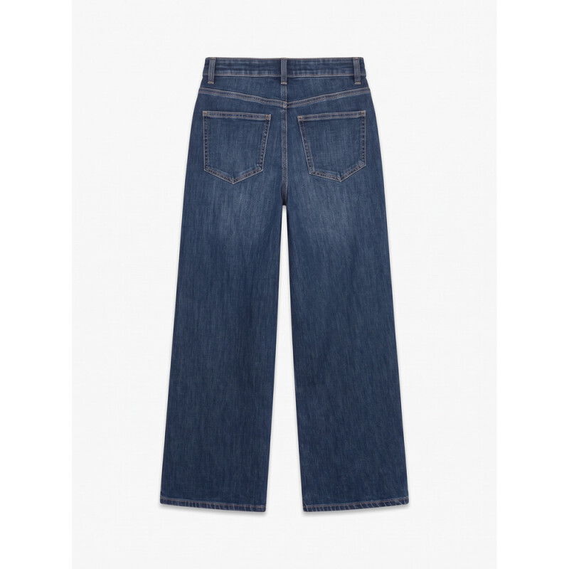 VMOLIVIA STRETCH HR WIDE JNS LI3189 NOOS Dark Blue Denim