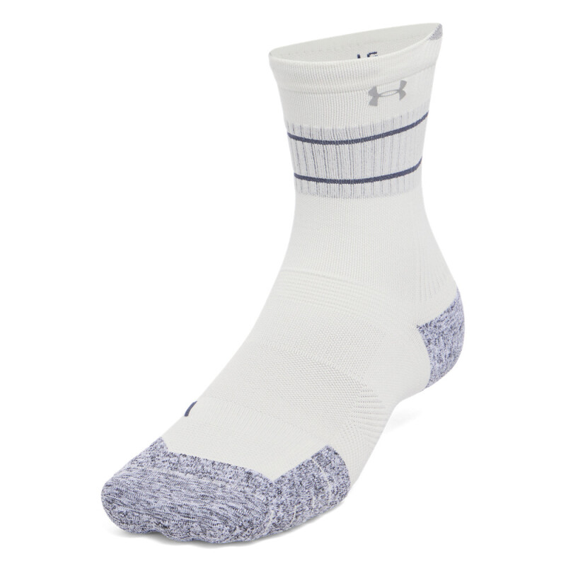 UA AD Run Cushion 1pk Mid-WHT WHT-114