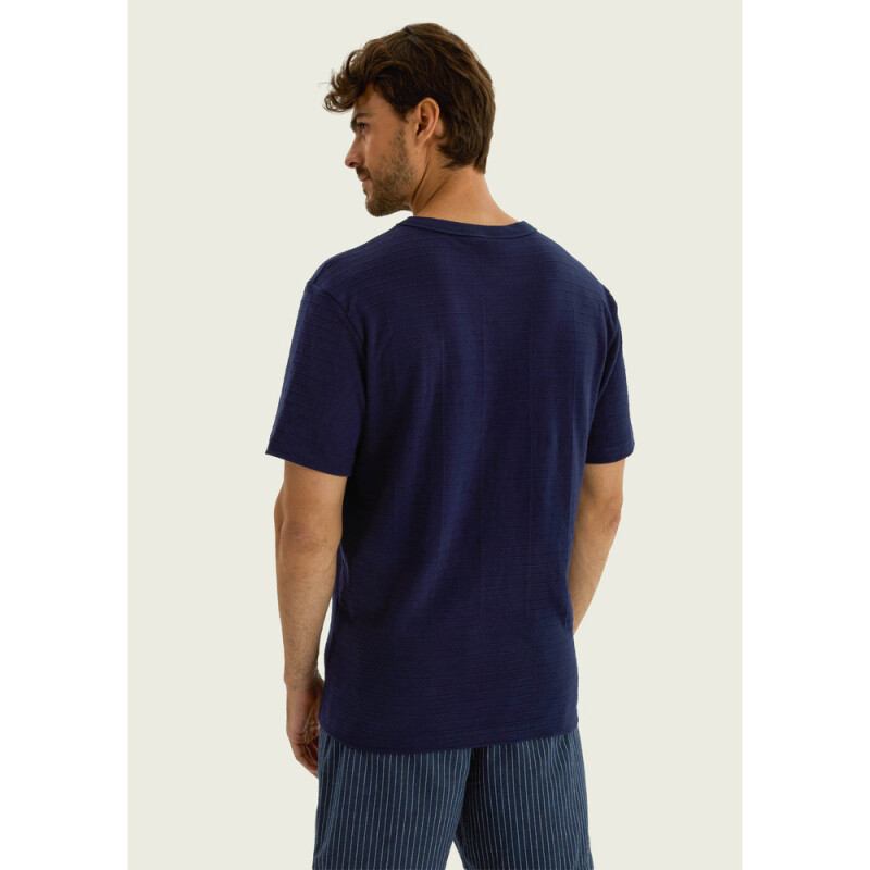 CAMISETA MM MASC AZUL ESCURO
