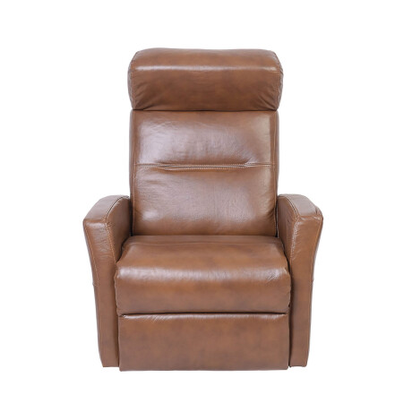 RECLINABLE CUERO MARRON AOI