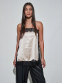 MUSCULOSA LIS BEIGE CLARO