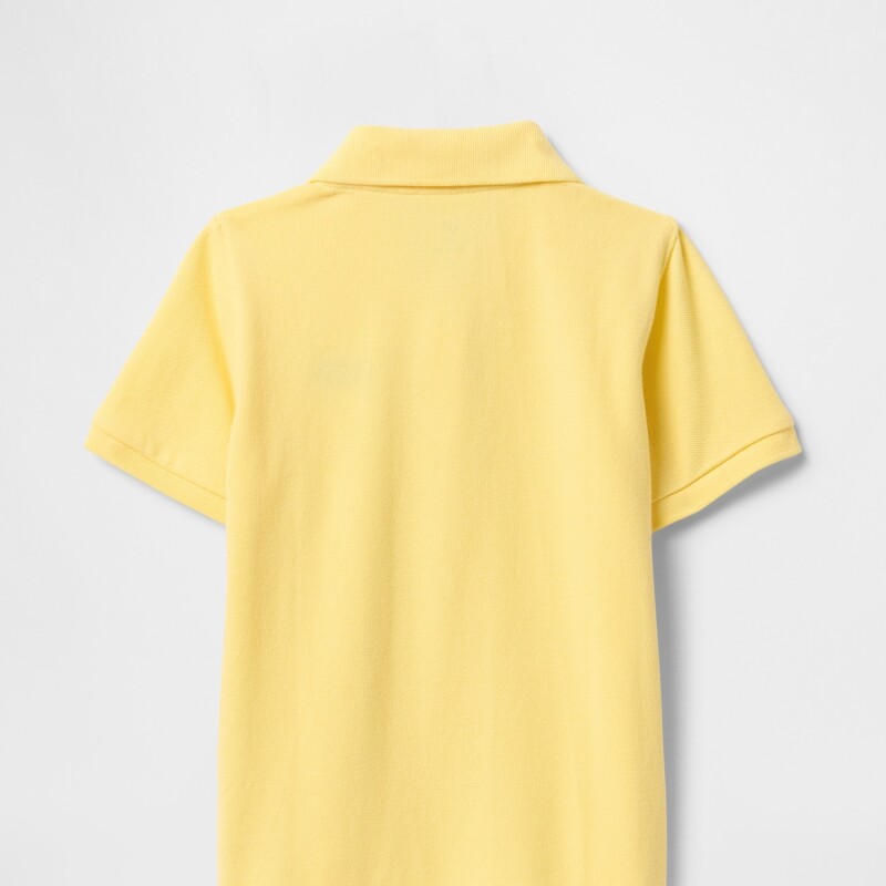 V-FRCH LOGO SS PIQUE POLO PALE BANANA 12-0824TCX