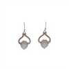 Caravanas Oval-Plata 925-Piedra luna-CA3354 conpiedra