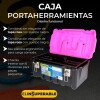 CAJA HERRAMIENTA MET 17X9" SURTEK ROSADA Caja Herramienta Met 17x9" Surtek Rosada