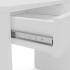 Escritorio Mesa Pc 120Cm 2 Cajones Home Office Blanco 1