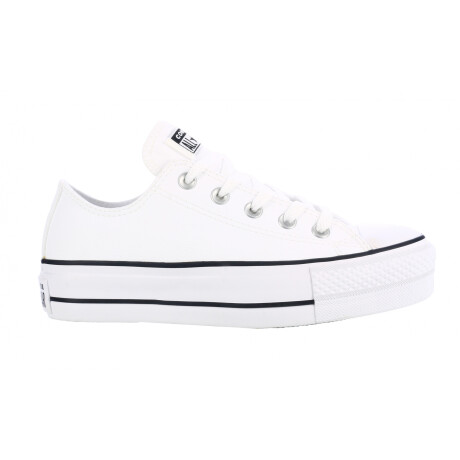 Championes Unisex Converse Plataforma Chuck Taylor Lift Blanco - Negro