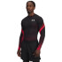 UA Heatgear Sub Crew LS-RED RED-600