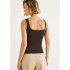 BLUSA SM FEM MARROM ESCURO