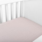 Sabanita Ajustable 70x130 Cuadritos Beige