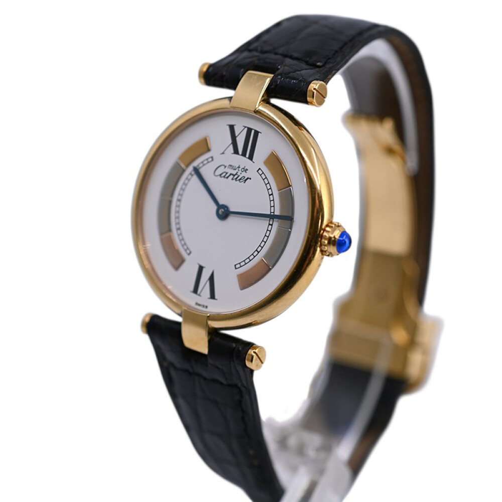 Cartier Ronde 590003 vermeil 30 mm quartz Cartier Ronde 590003 vermeil 30 mm quartz