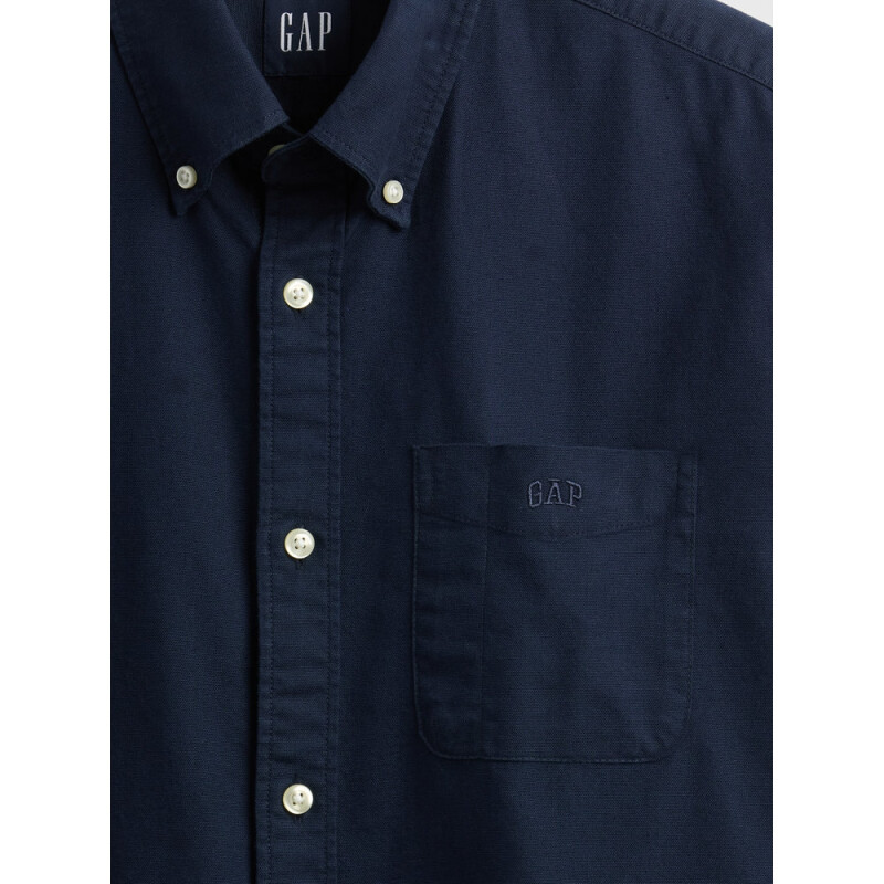 INTL LS STANDARD OXFORD - LOGO TAPESTRY NAVY