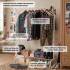 Perchero Para Ropa Percha Metal Organizador Estante Placard Imback Color Blanco Perchero Para Ropa Percha Metal Organizador Estante Placard Imback Color Blanco