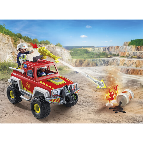 Camioneta de Bomberos Playmobil 68 Piezas U