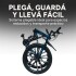 Bicicleta JJFH Rod 26 Doble Suspensión Plegable Freno Disco Color Azul