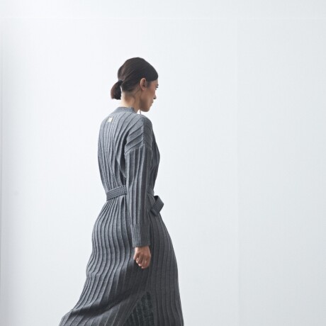 VESTIDO SIMEON Gris Osc Melange