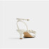 DAISYROSE SILVER SYNTHETIC WHITE/BONE