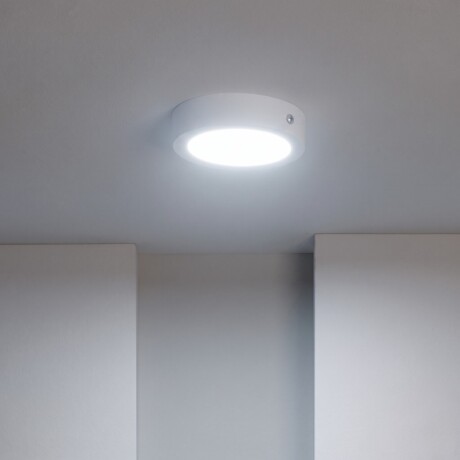 PLRA012 Panel LED Redondo de Adosar 12W Luz Fría