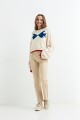 Sweater tejido jacquard peces CRUDO
