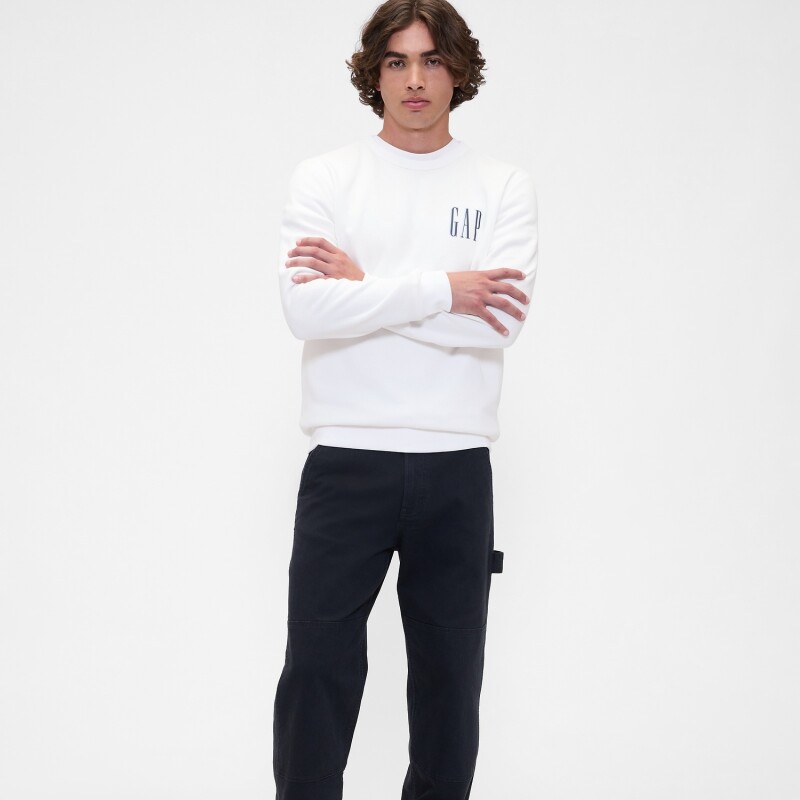 V-LW DB FLEECE NEW OFF WHITE
