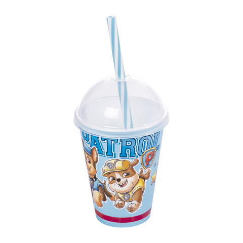 Vaso Plástico Milk Shake Paw Patrol 280 ml Diseños Surtidos U