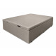 Box Baúl - Tapizado en Lino 140x190 Gris