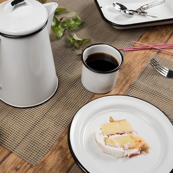 Plato llano Acero Vitrificado Blanco Cinsa Plato llano Acero Vitrificado Blanco Cinsa