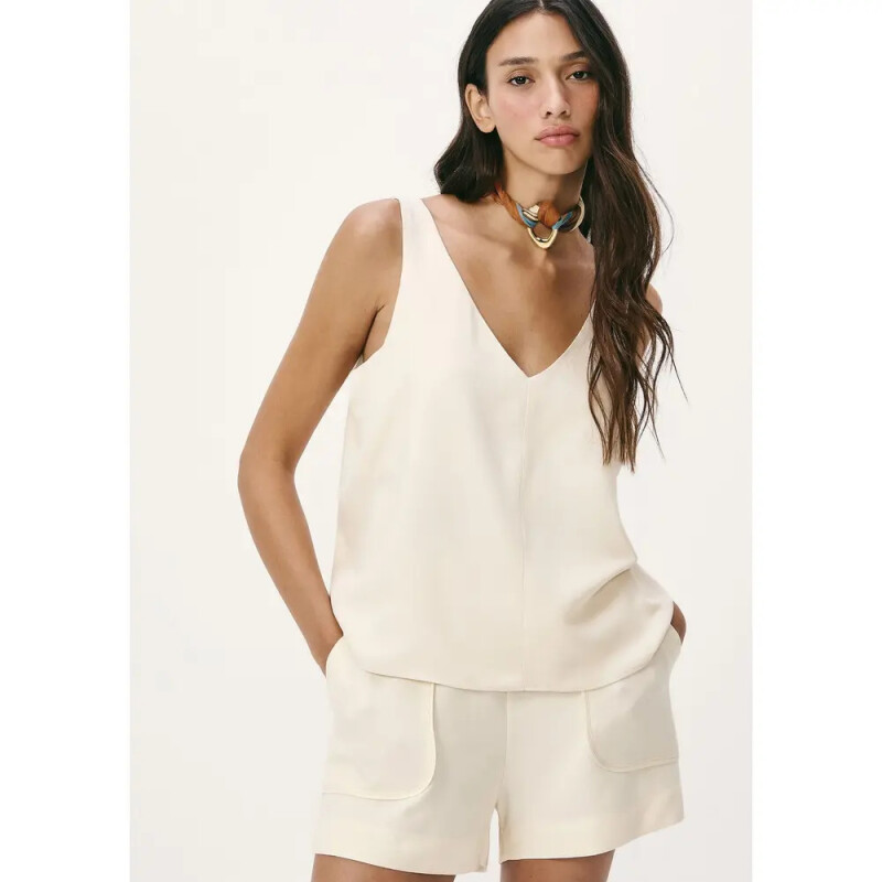 BLUSA SM FEM AMARELO CLARO