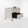 MESA DE NOCHE LUXURY PEARL Plateado - Small