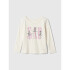 V-FRCH LS BF LOGO T IVORY FROST
