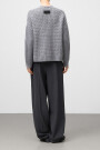 CHAQUETA Gris Melange